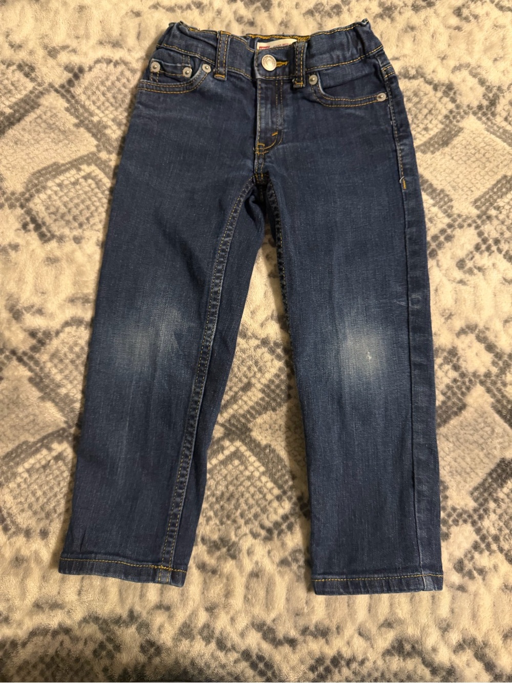 Levi's kids Straight Leg Dark Indigo Jeans